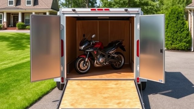 Best Cargo Trailer for Motorcycle Hauling: 6×10 vs 6×12 vs 7×14