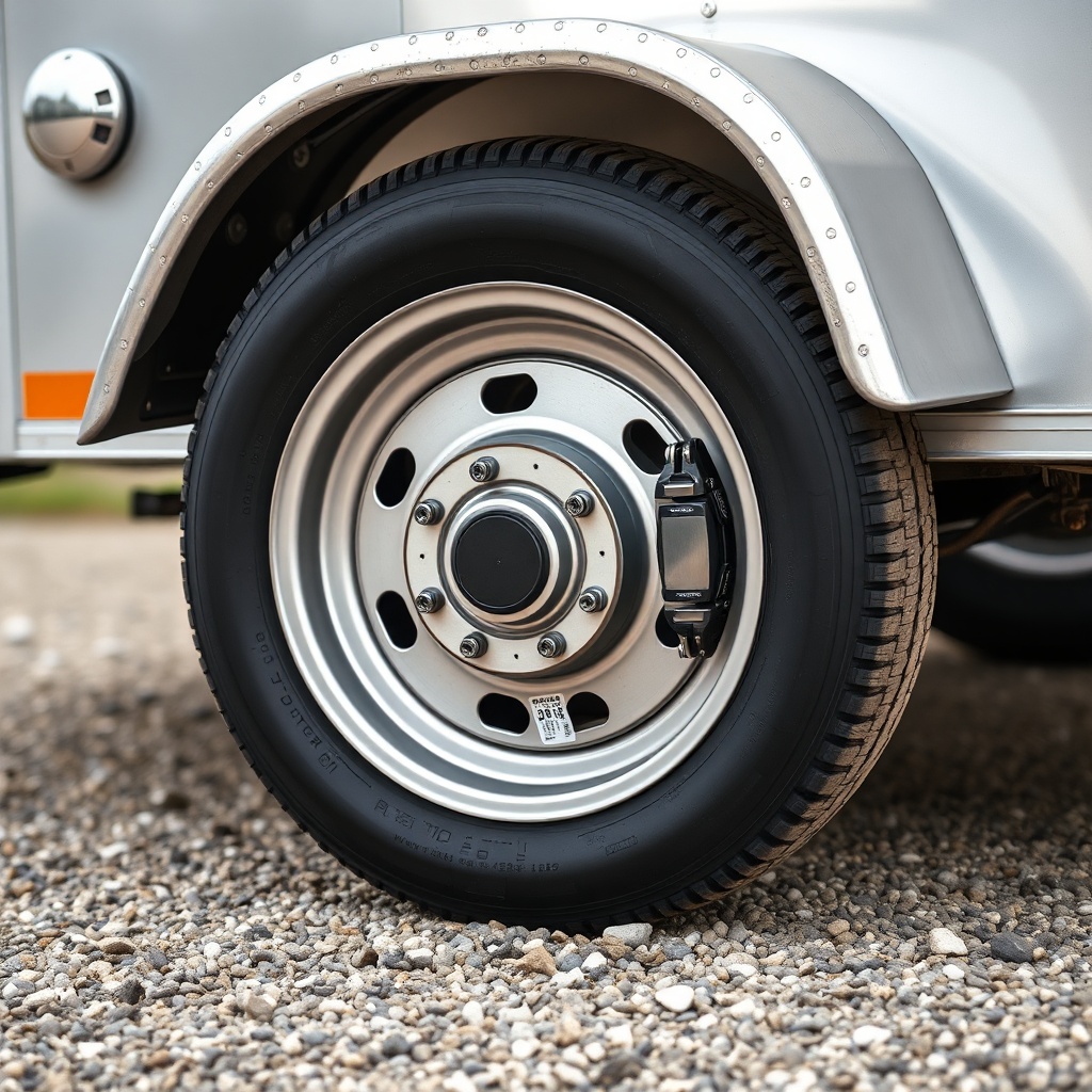 <clean photorealistic photo of a Continental Cargo Cargomate 6x10 trailer parked on gravel