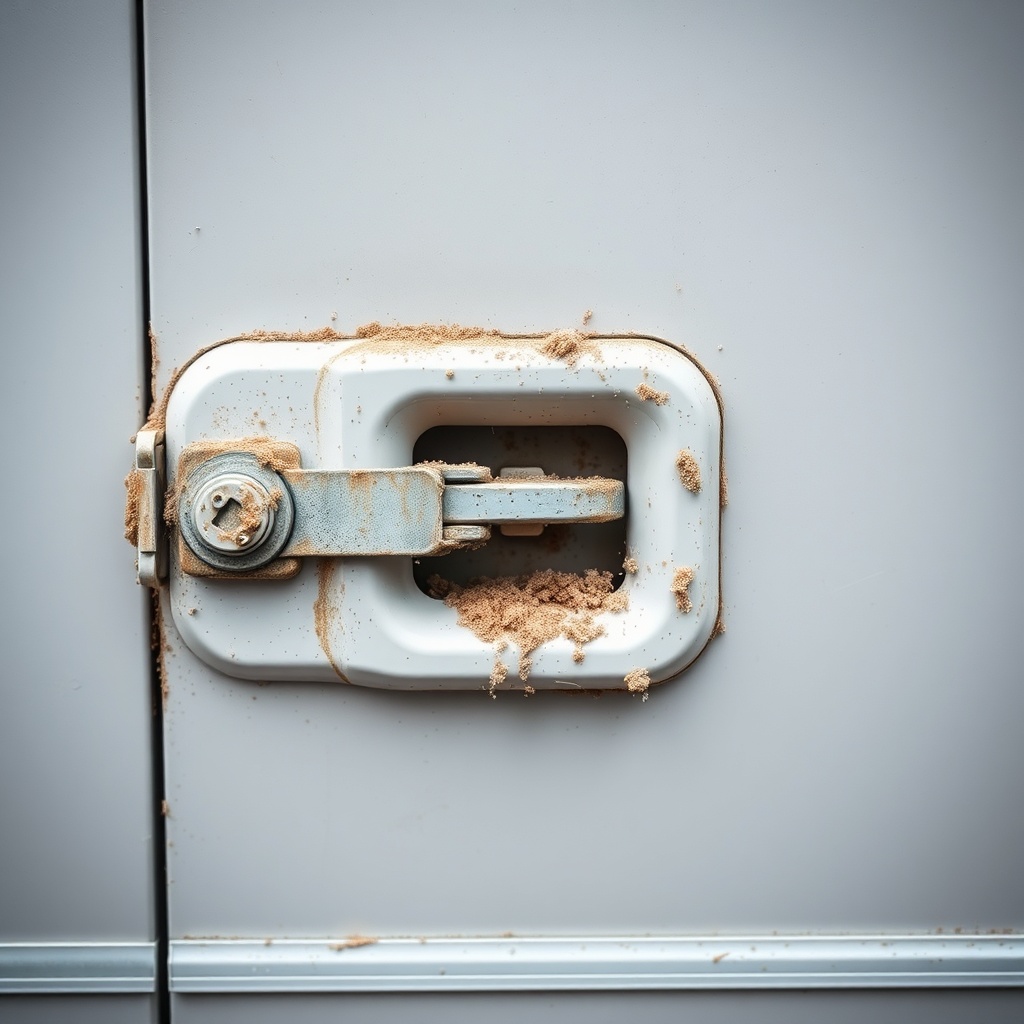 Close-up photo of a dirty