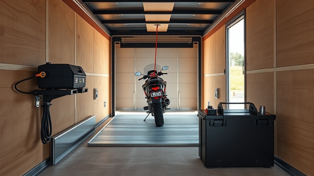 Pennsylvania Cargo 6×12 Winch Mount Installation: Secure Motorcycle Loading