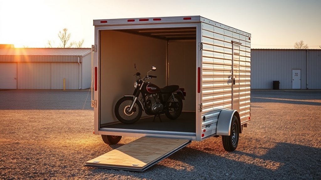 Pennsylvania Cargo 6×12 Interior Customization for Motorcycle Hauling