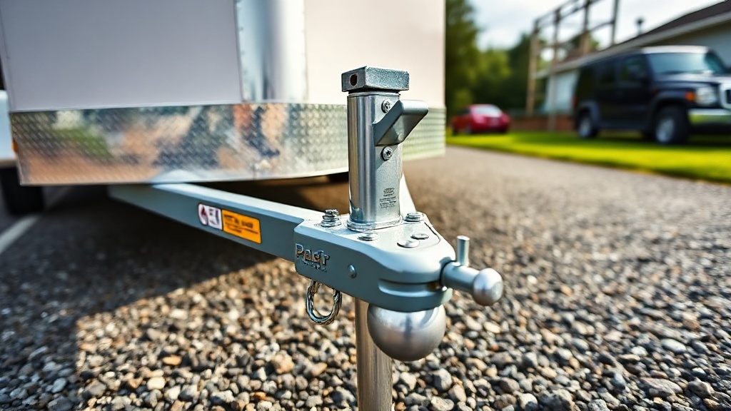PJ Trailers Pacesetter 7×14 Coupling Latch Inspection and Maintenance Guide