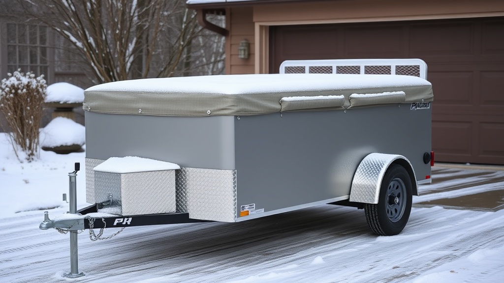 PJ Trailers Pacesetter 7×14 Winter Storage Preparation Guide