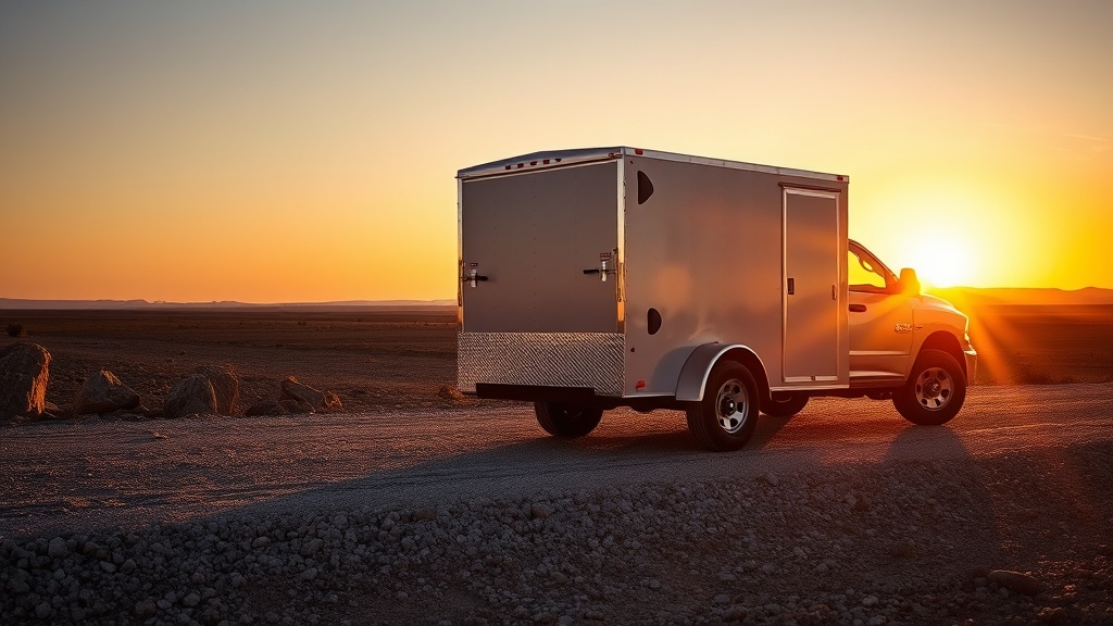 Haulmark Edge 6×12 Gravel Road Towing Tips: Suspension and Tire Adjustments